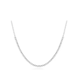 Delicate Round Diamond Necklace